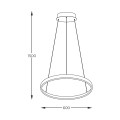Lampa wisząca Breno czarny 2023201-BK60 Zuma Line