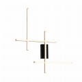 Kinkiet lampa ścienna Edge złoty/czarny 22009W4-BK/GD Zuma Line