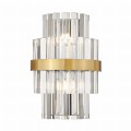 Kinkiet lampa ścienna Constantinople szczotkowany mosiądz W0567-02A-B52G Zuma Line