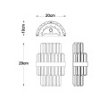 Kinkiet lampa ścienna Constantinople szczotkowany mosiądz W0567-02A-B52G Zuma Line