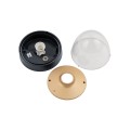 Lampa natynkowa zewnętrzna IP44 NOOK BLACK/GOLD czarno-złota Nowodvorski Lighting