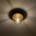 Lampa natynkowa zewnętrzna IP44 NOOK BLACK/GOLD czarno-złota Nowodvorski Lighting