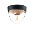 Lampa natynkowa zewnętrzna IP44 NOOK BLACK/GOLD czarno-złota Nowodvorski Lighting