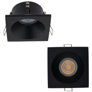 Oprawa wpuszczana IP54/IP20 DELTA BLACK czarna 8370 Nowodvorski Lighting