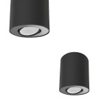 Spot SET BLACK SILVER 8902 czarno-srebrny Nowodvorski Lighting
