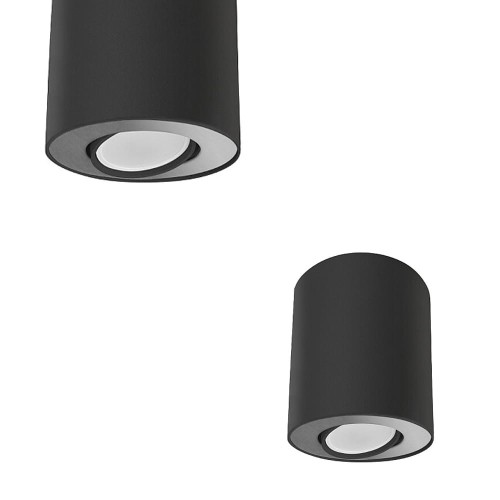 Spot SET BLACK SILVER 8902 czarno-srebrny Nowodvorski Lighting