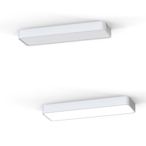 Lampa sufitowa prostokątna SOFT LED WHITE 60x20 biała na świetlówki Nowodvorski Lighting