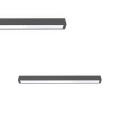 Lampa sufitowa prostokąt STRAIGHT LED GRAPHITE podłużna o szerokości 92cm Nowodvorski Lighting