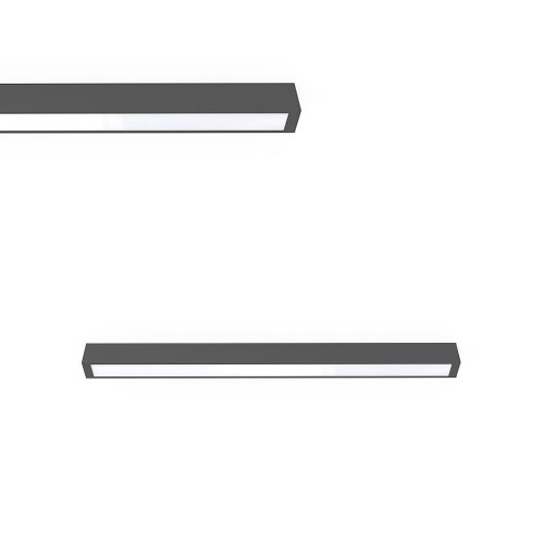 Lampa sufitowa prostokąt STRAIGHT LED GRAPHITE podłużna o szerokości 92cm Nowodvorski Lighting