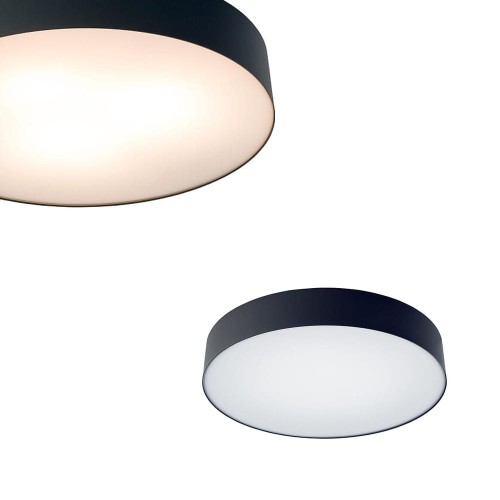 Plafon IP20 ARENA BLACK okrągły czarny z białą blendą na E14 Nowodvorski Lighting