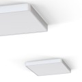 Plafon SOFT LED WHITE 60x60 kwadratowy z aluminium w białym kolorze Nowodvorski Lighting