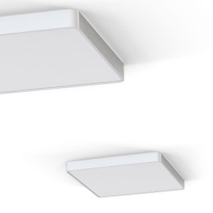 Plafon SOFT LED WHITE 60x60 kwadratowy z aluminium w białym kolorze Nowodvorski Lighting