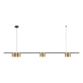 Lampa wisząca (listwa) GENESIS BLACK GOLD 7xGU10 ML0372 Milagro