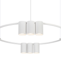 Lampa wisząca (koło) GENESIS WHITE 10xGU10 ML0374 Milagro
