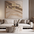Lampa wisząca (koło) GENESIS BLACK GOLD 10xGU10 ML0375 Milagro