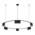 Lampa wisząca (koło) GENESIS BLACK 15xGU10 ML0376 Milagro