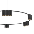 Lampa wisząca (koło) GENESIS BLACK 15xGU10 ML0376 Milagro