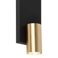 Kinkiet GENESIS WALL BLACK GOLD 1xGU10 ML0379 Milagro