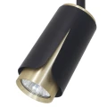 Reflektorek na szynę FLOWER BLACK GOLD TRACK 1xGU10 ML0263 Milagro