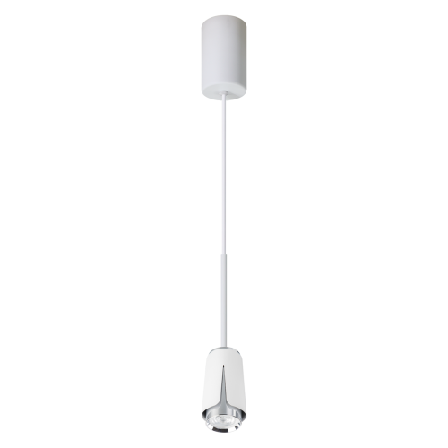 Lampa wisząca FLOWER WHITE CHROME 1xGU10 ML0275 Milagro