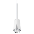 Lampa wisząca FLOWER WHITE CHROME 1xGU10 ML0275 Milagro