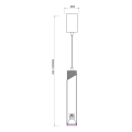 Lampy wiszące NEO WHITE CHROME 1xGU10 ML0291 Milagro