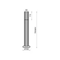 Lampa ogrodowa słupek VERTICAL BLACK 1xGU10 IP44 ML0301 Milagro