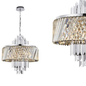 Żyrandol MARGOT CHROME 9xE14 ML0410 Milagro