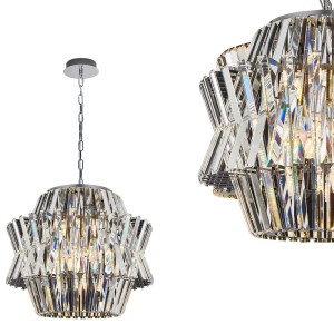 Żyrandol CROWN CHROME 12xE14 ML0402 Milagro