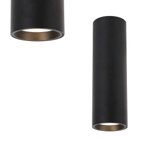 Spot GENESIS BLACK 1xGU10 20cm ML0384 Milagro