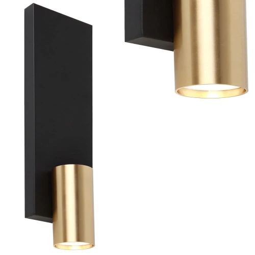 Kinkiet GENESIS WALL BLACK GOLD 1xGU10 ML0379 Milagro