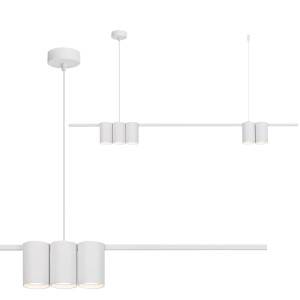 Lampa wisząca (listwa) GENESIS WHITE 5xGU10 ML0368 Milagro