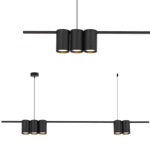Lampa wisząca (listwa) GENESIS BLACK 5xGU10 ML0367 Milagro