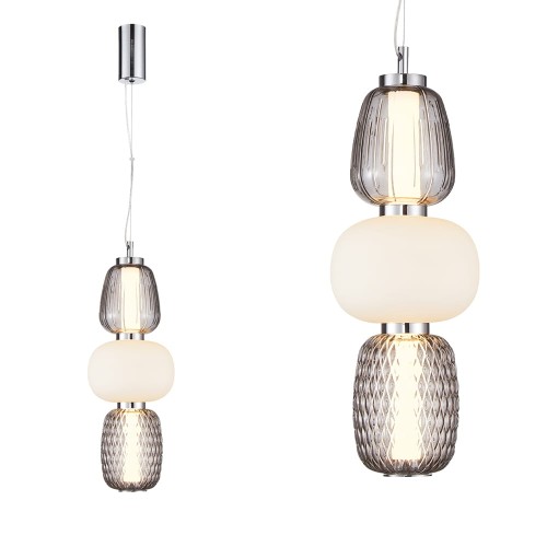 Lampa wisząca CARO SMOKED 28W LED ML0364 Milagro