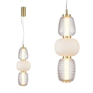 Lampa wisząca CARO GOLD 28W LED ML0363 Milagro