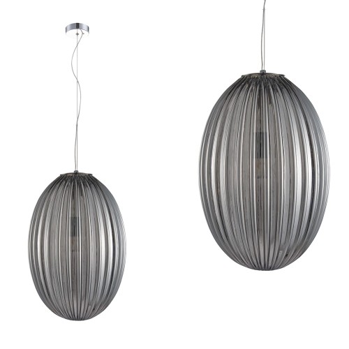Lampa wisząca BRAGA SMOKED 1xE27 ML0351 Milagro