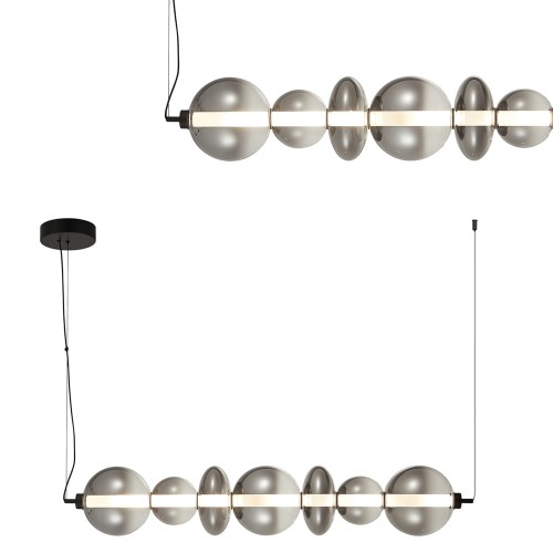 Lampa wisząca DAPHNE SMOKED 40W ML0348 Milagro