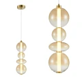 Lampa wisząca DAPHNE AMBER 36W ML0346 Milagro