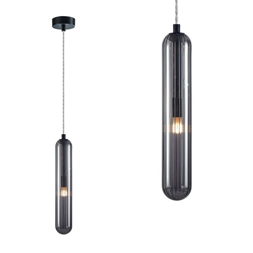 Lampa wisząca PAX BLACK 1xG9 ML0337 Milagro