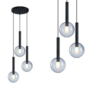 Lampa wisząca NIKO BLACK 3xG9 ML0333 Milagro