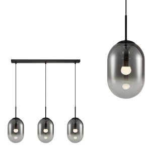 Lampa wisząca ALIAS BLACK 3xE14 ML0321 Milagro