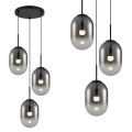 Lampa wisząca ALIAS BLACK 3xE14 koło ML0320 Milagro