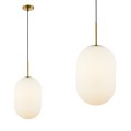 Lampa wisząca ALIAS GOLD 1xE14 fi 240 ML0318 Milagro