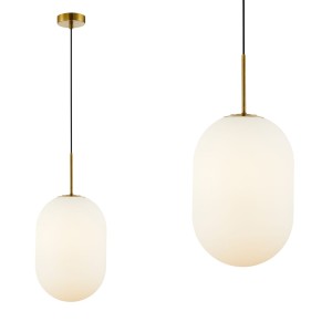 Lampa wisząca ALIAS GOLD 1xE14 fi 240 ML0318 Milagro