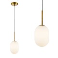 Lampa wisząca ALIAS GOLD 1xE14 fi 120 ML0317 Milagro