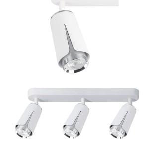 Lampa sufitowa FLOWER WHITE CHROME SPOT 3xGU10 ML0274 Milagro