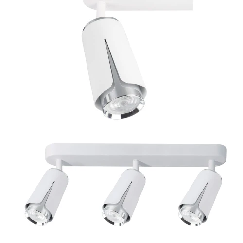 Lampa sufitowa FLOWER WHITE CHROME SPOT 3xGU10 ML0274 Milagro