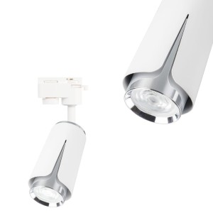 Reflektorek na szynę FLOWER WHITE CHROME TRACK 1xGU10 ML0271 Milagro