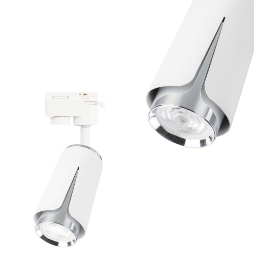Reflektorek na szynę FLOWER WHITE CHROME TRACK 1xGU10 ML0271 Milagro