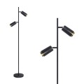 Lampa podłogowa FLOWER BLACK GOLD 1xGU10 ML0269 Milagro